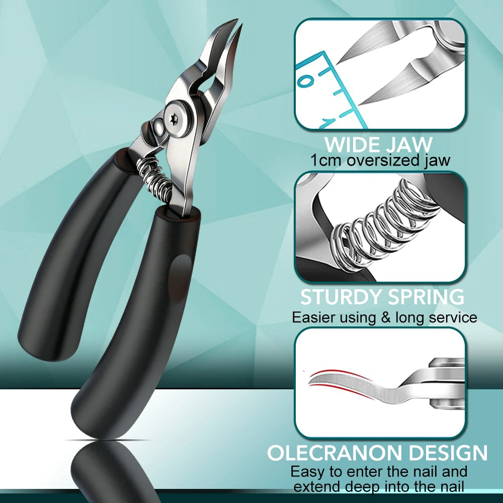 1Pcs Toe Nail Clippers Nail Correction Thick Nail Ingrown Toenails Nippers Dead Skin Nail Art Pedicure Care Plier Cutter